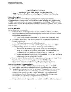 STEM Practices - College of Education