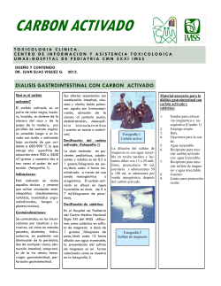 CARBON ACTIVADO - IMSS - Instituto Mexicano del Seguro Social