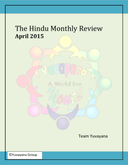 The Hindu Review April 2015