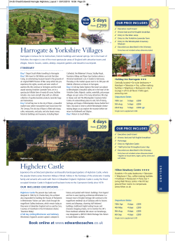 Harrogate & Yorkshire Villages Highclere Castle