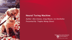 Neural Turing Machine