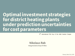 Optimal investment strategies for district heating plants under