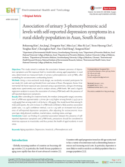 Association of urinary 3-phenoxybenzoic acid levels with self