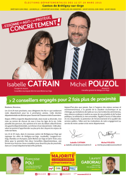 Michel POUZOL Isabelle CATRAIN