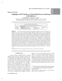 Highlights of PET studies on chiral radiotracers and drugs at