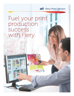 Fuel your print production success with Fiery.