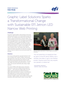 Graphic Label Solutions Sparks a Transformational Change