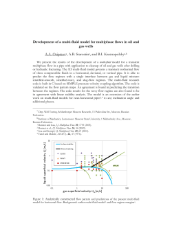 Development of a multi-fluid model for multiphase flows in