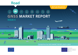 2015 GNSS market segment report: Road