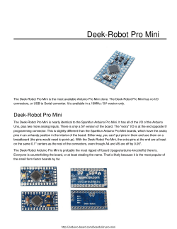 Deek-Robot Pro Mini | Arduino Board
