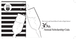Annual Scholarship Gala
