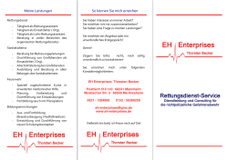 Flyer EH Enterprises