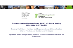 Slides - European Heritage Heads Forum