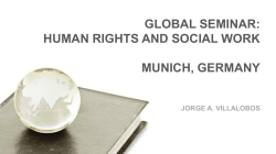 global seminar: human rights and social work munich, germany