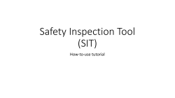 Safety Inspection Tool tutorial