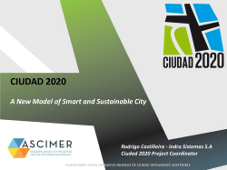 CIUDAD 2020 A New Model of Smart and