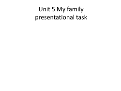 Create 4-page power point to introduce your family.