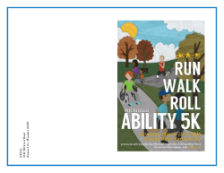 4th Annual Ability 5K Brochure - Eitas â Developmental Disability