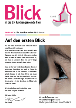 BLICK_0115_web - Evangelische Kirchengemeinde Flein