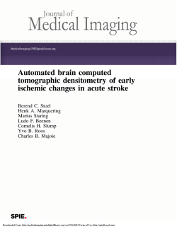 Automated brain computed tomographic densitometry of