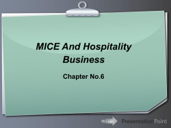MICE And Hospitality Business