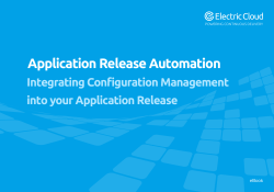 Application Release Automation