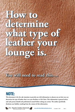 what is leather? - The Electric Recliner Mechanic