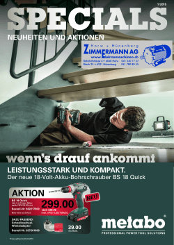 AKTION - Zimmermann AG Elektromaschinen