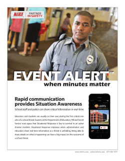 ELERTS Event Alert, Emergency Communication for Schools