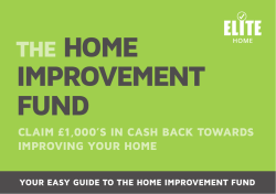 Home Improvement Fund Guide: Claim Cashback for Energy Upgrades