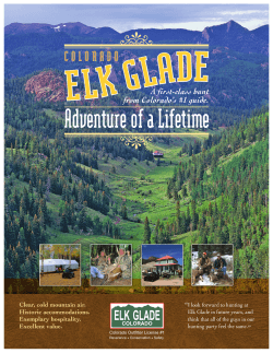 COLORADO - Elk Glade Outfitters