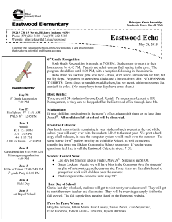 Eastwood Echo - Elkhart Community Schools
