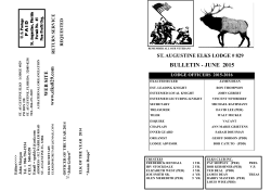 June Bulletin-Pub.pub - St. Augustine Elks Lodge 829
