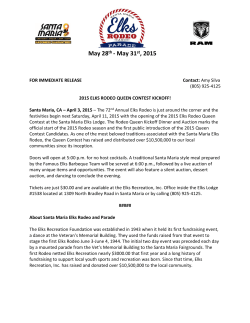 2015 Queen Kickoff Auction Press Release