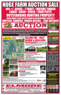 outstanding hunting property - Elmore Realty & Auction, LLC