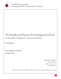 The People and Places of Presumpscot School