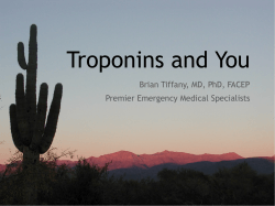 What Should You Do With a Positive Troponin in 2015?