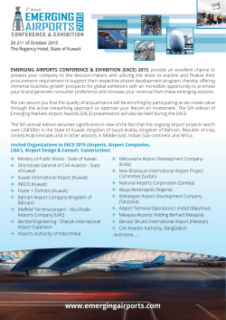 EACE Brochure - Emerging Airports 2015