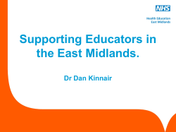 Supporting Educators in the East Midlands