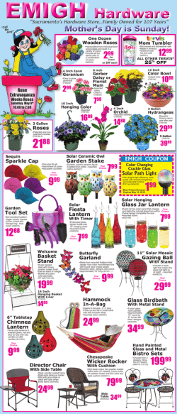 VIEW OUR AD - Emigh Hardware