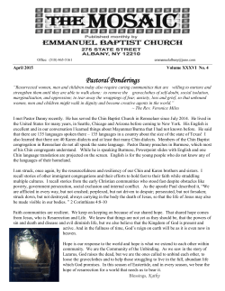 April 2015 - Emmanuel Baptist Church