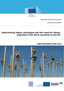 Determining labour shortages and the need for labour migration