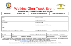 Watkins Glen Track Event - Empire State Region Ferrari Club