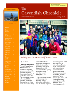 Cavendish Chronicle - Employees Csbsju