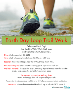 Earth Day Loop Trail Walk at DHMC