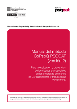 Manual del mÃ©todo CoPsoQ PSQCAT (versiÃ³n 2)