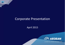 Company Presentation April 2015