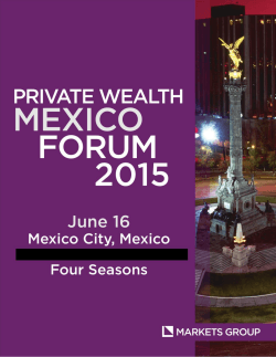Private Wealth Mexico Forum 2015