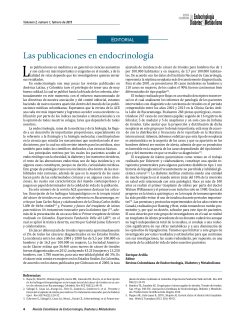 1. Editorial - AsociaciÃ³n Colombiana de EndocrinologÃ­a