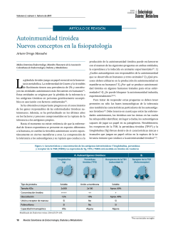 Autoinmunidad tiroidea Nuevos conceptos en la fisiopatologÃ­a